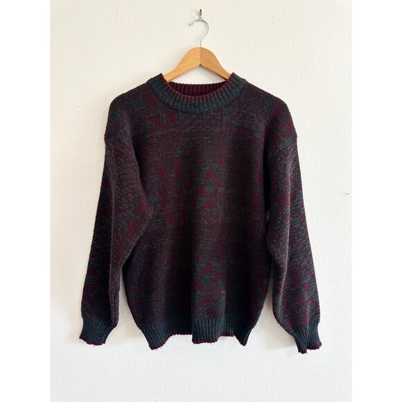 Vintage 80's Funky Men's Grandpa Sweater size M - Picture 1 of 9